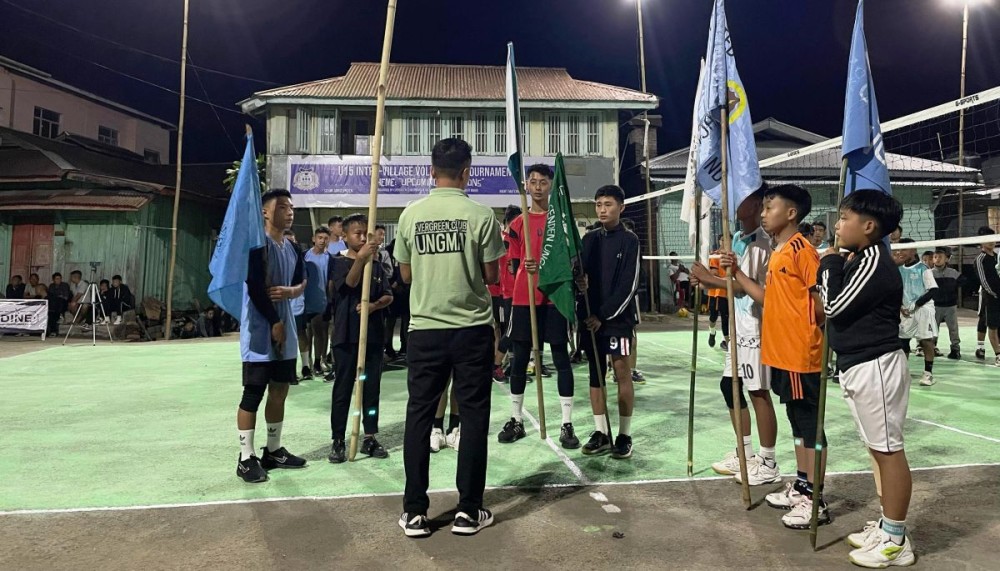 Drawing young athletes and enthusiasts from across the village, the U15 Intra-Village Volleyball Tournament 2025 is currently underway in Ungma Village.
